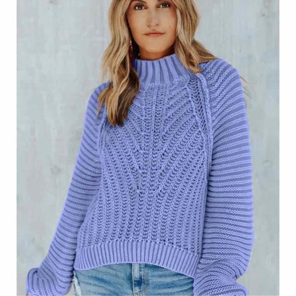 Free People Sweetheart Chunky Knit Sweater- Size XS - Picture 10 of 14